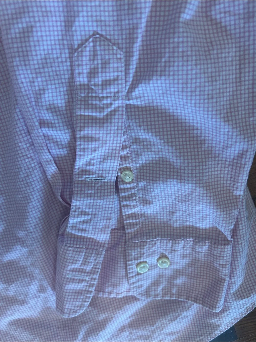 Polo by Ralph Lauren Men’s Pink Micro-Check Dress Shirt